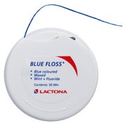 Lactona Blue Floss 50 m gewachst blau mi 1 St