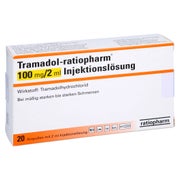 TRAMADOL-ratiopharm 100 mg/2 ml Injektionslsg.Amp. 20 St