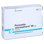 Paroxetin-neuraxpharm 20 mg Tabletten 100 St