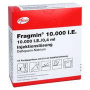 FRAGMIN 10.000 I.E. Inj.-Lsg.i.e.FS.m.Sich-Sys. 10 St
