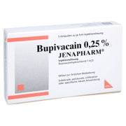 Bupivacain 0,25% Jenapharm Ampullen 5X5 ml
