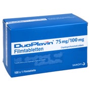 Duoplavin 75 Mg/100 mg Filmtabletten 100 St