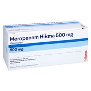 MEROPENEM Hikma 500 mg Plv.z.Her.e.Inj.o.Inf.-Lsg. 10 St