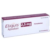 Eliquis 2,5 mg Filmtabletten 20 St