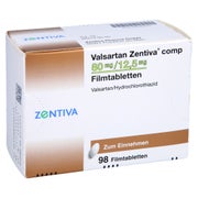 VALSARTAN Zentiva comp.80 mg/12,5 mg Filmtabletten 98 St