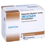 VALSARTAN Zentiva comp.160 mg/12,5 mg Filmtabl. 98 St