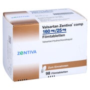 VALSARTAN Zentiva comp.160 mg/25 mg Filmtabletten 98 St