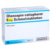 OLANZAPIN-ratiopharm 5 mg Schmelztabletten 70 St
