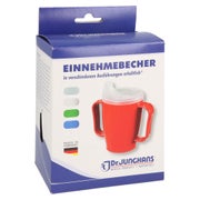 Einnehmebecher M.griff+deckel 4mm weiß 1 St