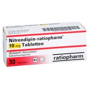 Nitrendipin-ratiopharm 10 mg Tabletten 30 St