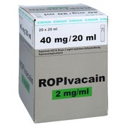 ROPIVACAIN B.Braun 2 mg/ml Injektionslösung 20X20 ml