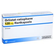 Produktabbildung: Orlistat-ratiopharm 120 mg Hartkapseln 42 St