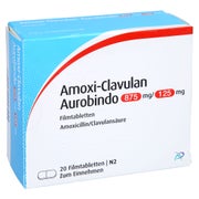 AMOXI CLAVULAN Aurobindo 875mg/125mg Filmtabletten 20 St