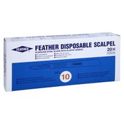 Skalpell Einmal Figur 10 Feather 20 St