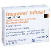 INSUMAN Infusat 100 I.E./ml Inj.-Lsg.i.e.Dsfl. 3X10 ml