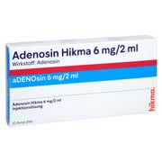 Adenosin Hikma 6mg/2 ml 10 St