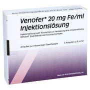 VENOFER 20 mg Fe/ml Injektionslösung Ampullen 5X5 ml