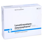 LEVETIRACETAM-neuraxpharm 250 mg Filmtabletten 100 St