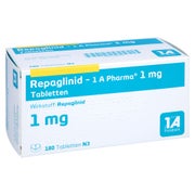 Repaglinid-1a Pharma 1 mg Tabletten 180 St