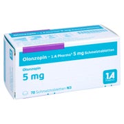 OLANZAPIN-1A Pharma 5 mg Schmelztabletten 70 St