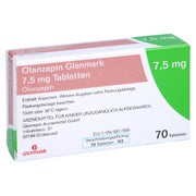 Olanzapin Glenmark 7,5 mg Tabletten 70 St