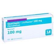 QUETIAPIN-1A Pharma 100 mg Filmtabletten 10 St