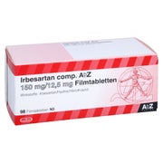 IRBESARTAN comp. AbZ 150 mg/12,5 mg Filmtabletten 98 St