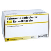 TOLTERODIN-ratiopharm 4 mg Retardkapseln 98 St