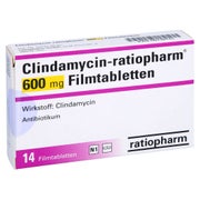 CLINDAMYCIN-ratiopharm 600 mg Filmtabletten 14 St