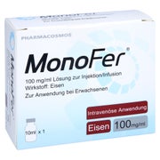 MONOFER 100 mg/ml Lsg.z.Injektion/Infusion Dsfl. 1X10 ml