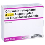 OFLOXACIN-ratiopharm 3 mg/ml Atr.i.Einzeldosisbeh. 30X0,5 ml