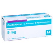 ESCITALOPRAM-1A Pharma 5 mg Filmtabletten 100 St