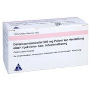 DEFEROXAMINMESILAT 0,5 g Plv.z.Her.e.Inj.-/Inf.-L. 10X7,5 ml
