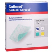 Cutimed Sorbion Sorbact Wundauflage 20x2 12 St