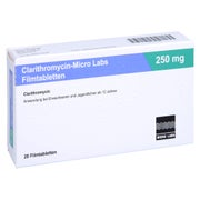 CLARITHROMYCIN Micro Labs 250 mg Filmtabletten 20 St