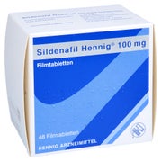 Produktabbildung: Sildenafil Hennig 100 mg Filmtabletten 48 St