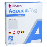Aquacel Ag+ Extra 10x10 cm Kompressen 10 St