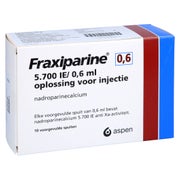 FRAXIPARINE 0,6 ml Injektionslösung i.e.Fertigspr. 10X0,6 ml