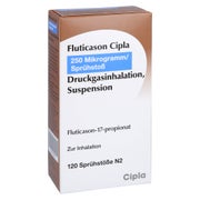 FLUTICASON Cipla 250 Mikrogramm/Sprühstoß 120 Hub 1 St