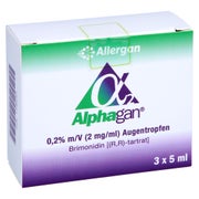 Alphagan 0,2% m/V 2 mg/ml Augentropfen 3X5 ml