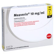 MEAVERIN 1% 10 mg/ml Inj.-Lsg.50 mg/5 ml Glasamp. 5X5 ml