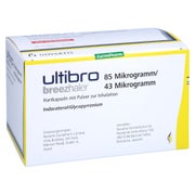ULTIBRO Breezhaler 85 µg/43 µg Hartk.m.Plv.z.Inh. 90 St