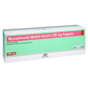 MYCOPHENOLAT MOFETIL Accord 250 mg Kapseln 300 St
