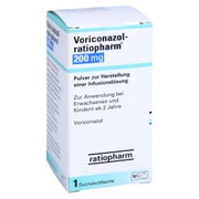 VORICONAZOL-ratiopharm 200 mg P.z.H.e.Inf.-Lsg. 1 St