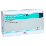 LEVETIRACETAM Accord 1000 mg Filmtabletten 200 St