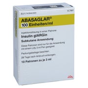 ABASAGLAR 100 E/ml Injektionslösung Patrone 10X3 ml