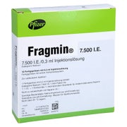 FRAGMIN 7.500 I.E. Inj.-Lsg.i.e.Fertigspr. 10 St