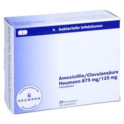 AMOXICILLIN/Clavulansäure Heumann 875 mg/125 mg 20 St
