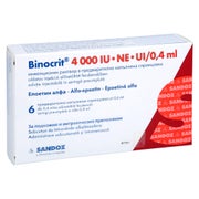 BINOCRIT 4.000 I.E./0,4 ml Inj.-Lsg.i.e.Fertigspr. 6X0,4 ml