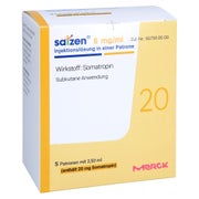Saizen 20 mg 8 mg/ml Injektionslösung 5 St